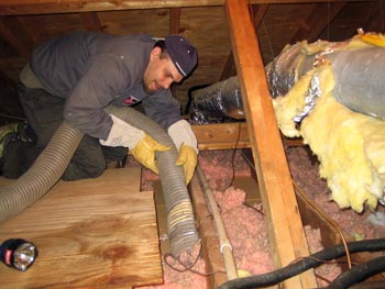 insulation removal